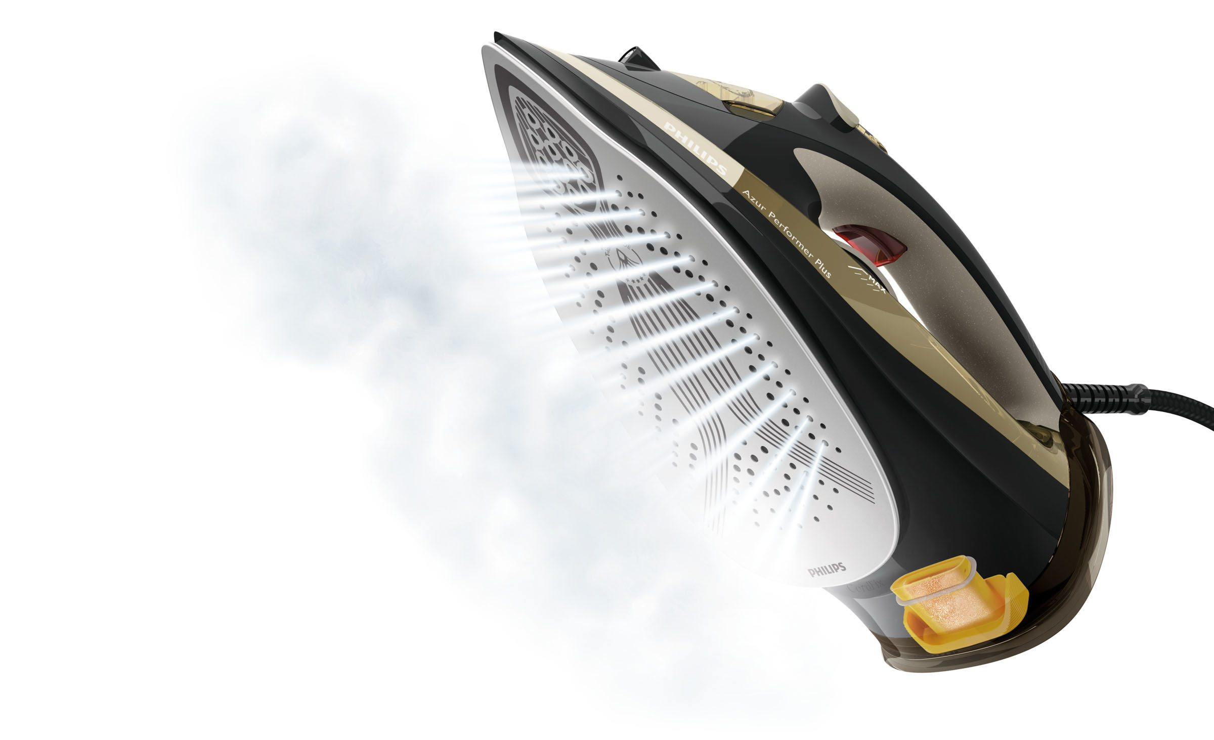 PHILIPS GC4527/00 Azur Performer Plus Dampfbügeleisen (2600 Watt, T-IonicGlide)