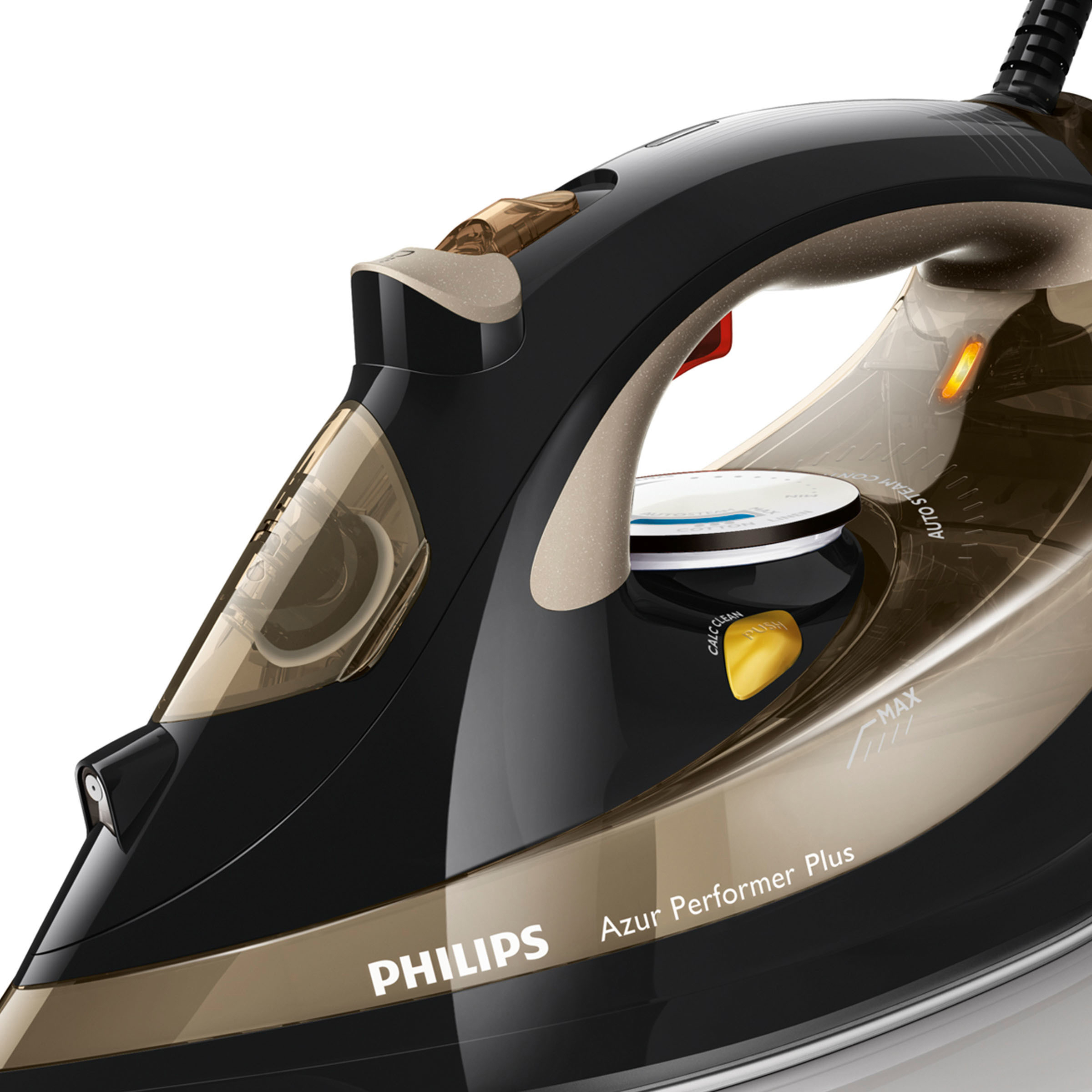PHILIPS GC4527/00 Azur Performer Plus Dampfbügeleisen (2600 Watt, T-IonicGlide)