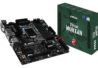 MSI Z170M MORTAR DDR4 MATX VGA DVI HDMI GLAN SATA EXPRESS M2 SATA3 USB3.1 Anakart