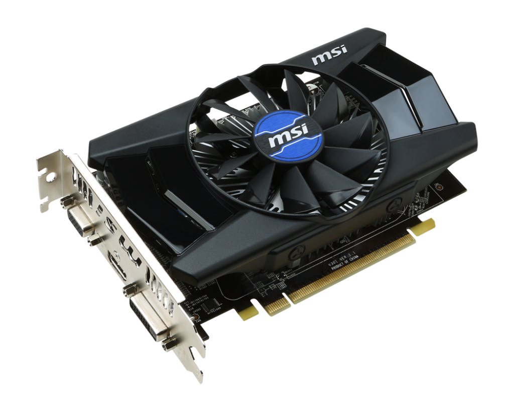 MSI R7 250 2GD3 OCV1 R7250 2GB DDR3 128b DX12 PCIE 3.0 x16 (1xVGA 1xDVI 1xHDMI)