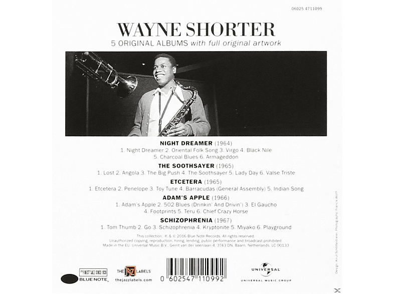 Thumbnail - Wayne Shorter - 5 Original Albums (CD)