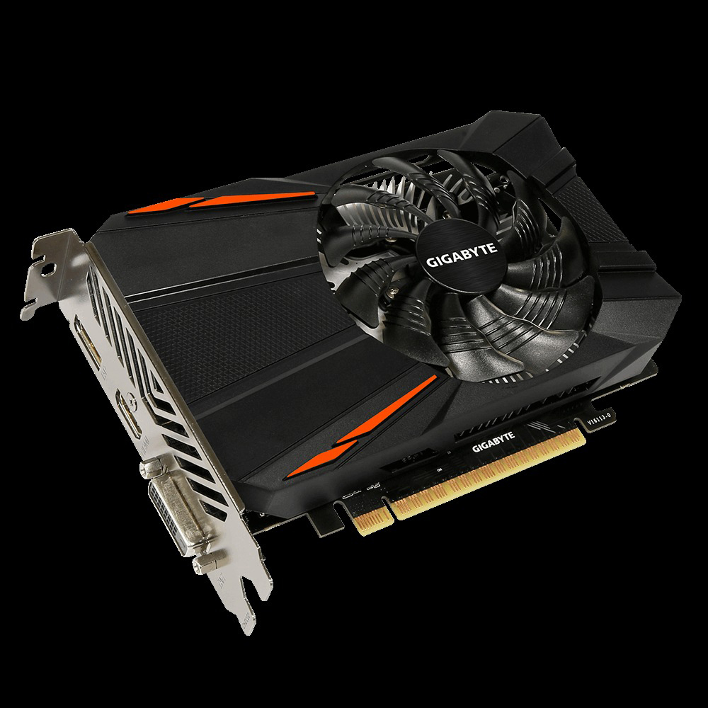 GIGABYTE GeForce® GTX 1050 Ti D5 4GB (GV-N105TD5-4GD) (NVIDIA, Grafikkarte)