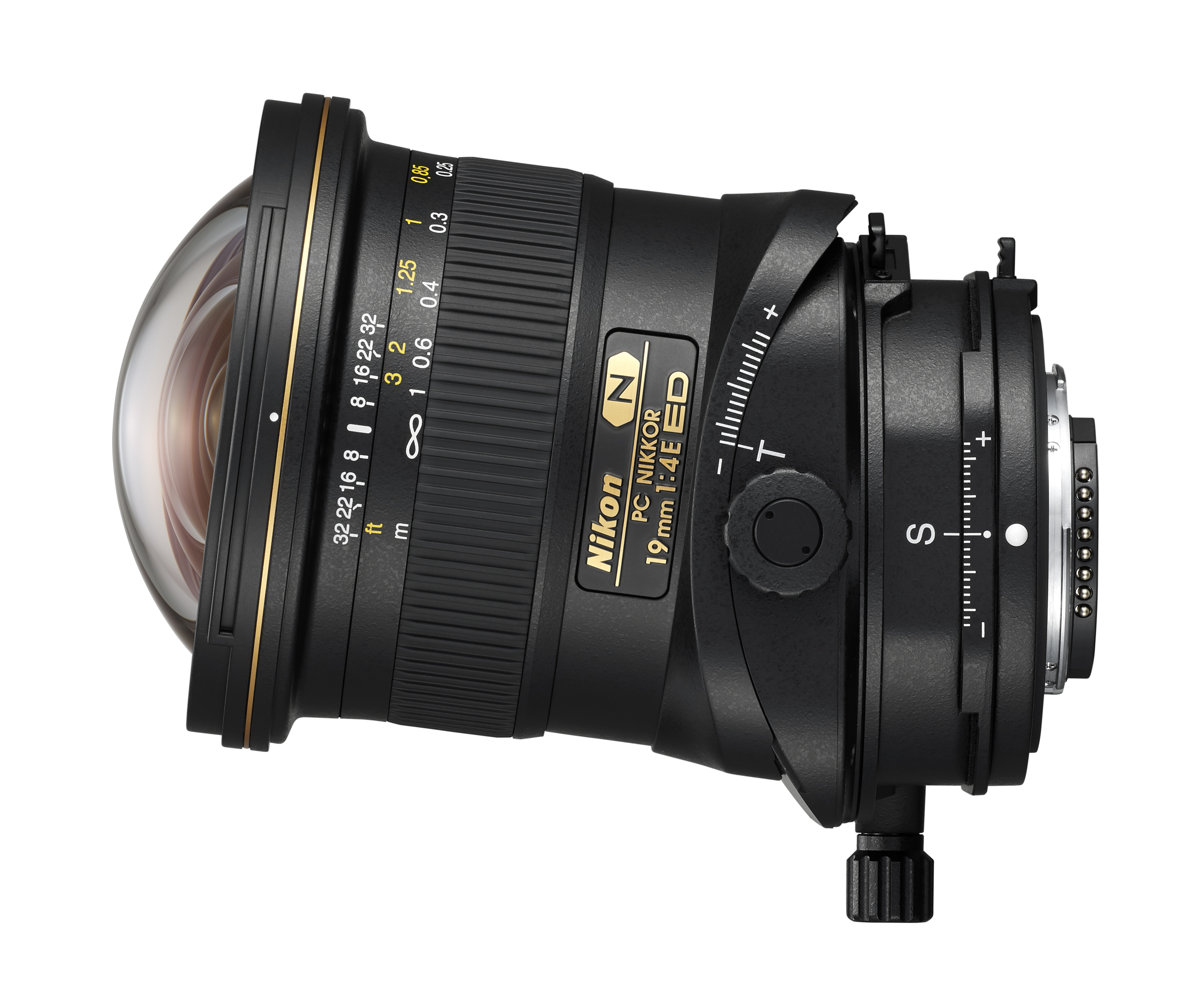 NIKON JAA639DA PC Nikkor - 19 mm f/4 ED, N (Objektiv für Nikon F-Mount, Schwarz)
