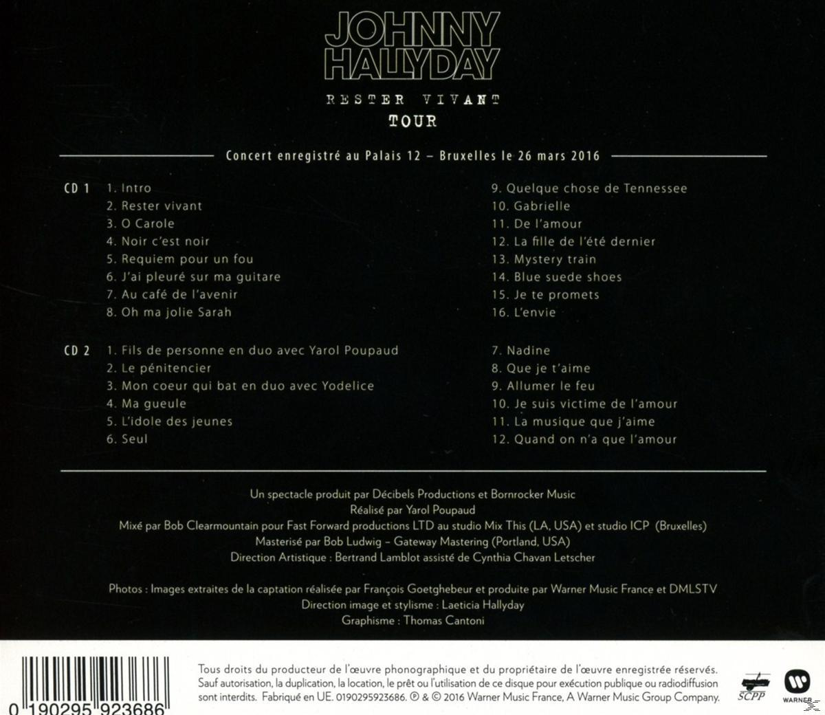 Johnny Hallyday - Rester Vivant Tour  - (CD)