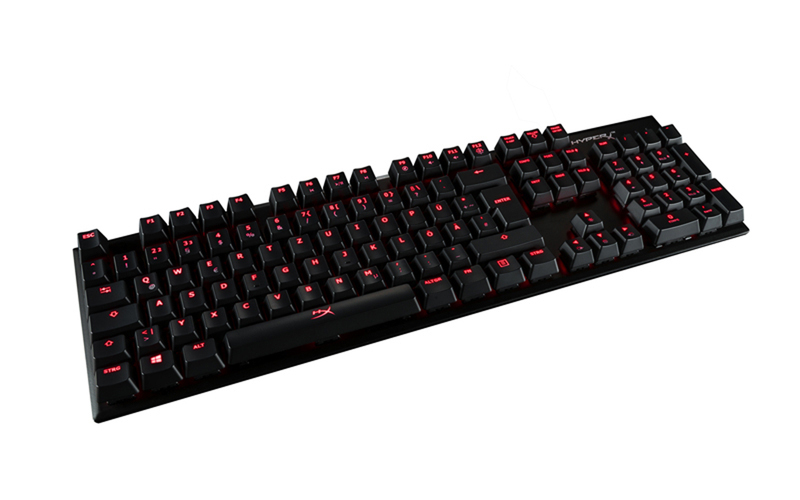 HYPERX HyperX Alloy FPS, Gaming Tastatur, Mechanisch, Cherry MX Blue, kabelgebunden, Schwarz/Rot