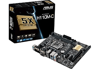 ASUS H110M-C Intel H110 Lga1151 Ddr4 2133 Dvı Vga Usb3.1 Com Pcı Matx