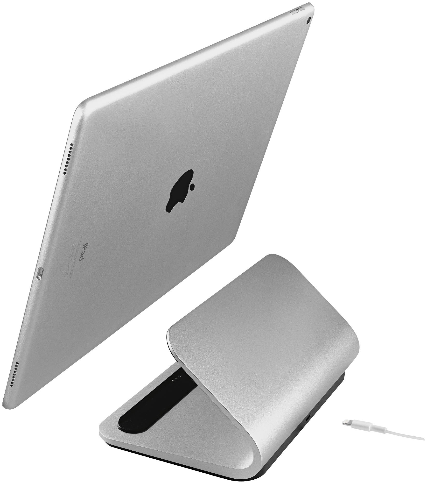 LOGITECH BASE mit Smart Connector-Technologie, Apple, iPad Pro, Silber