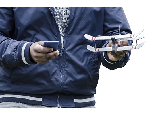 TOBYRICH Moskito - Drone - Con Smartphone Joystick - Nero/Bianco - Aereo telecomandato (Nero/Bianco)
