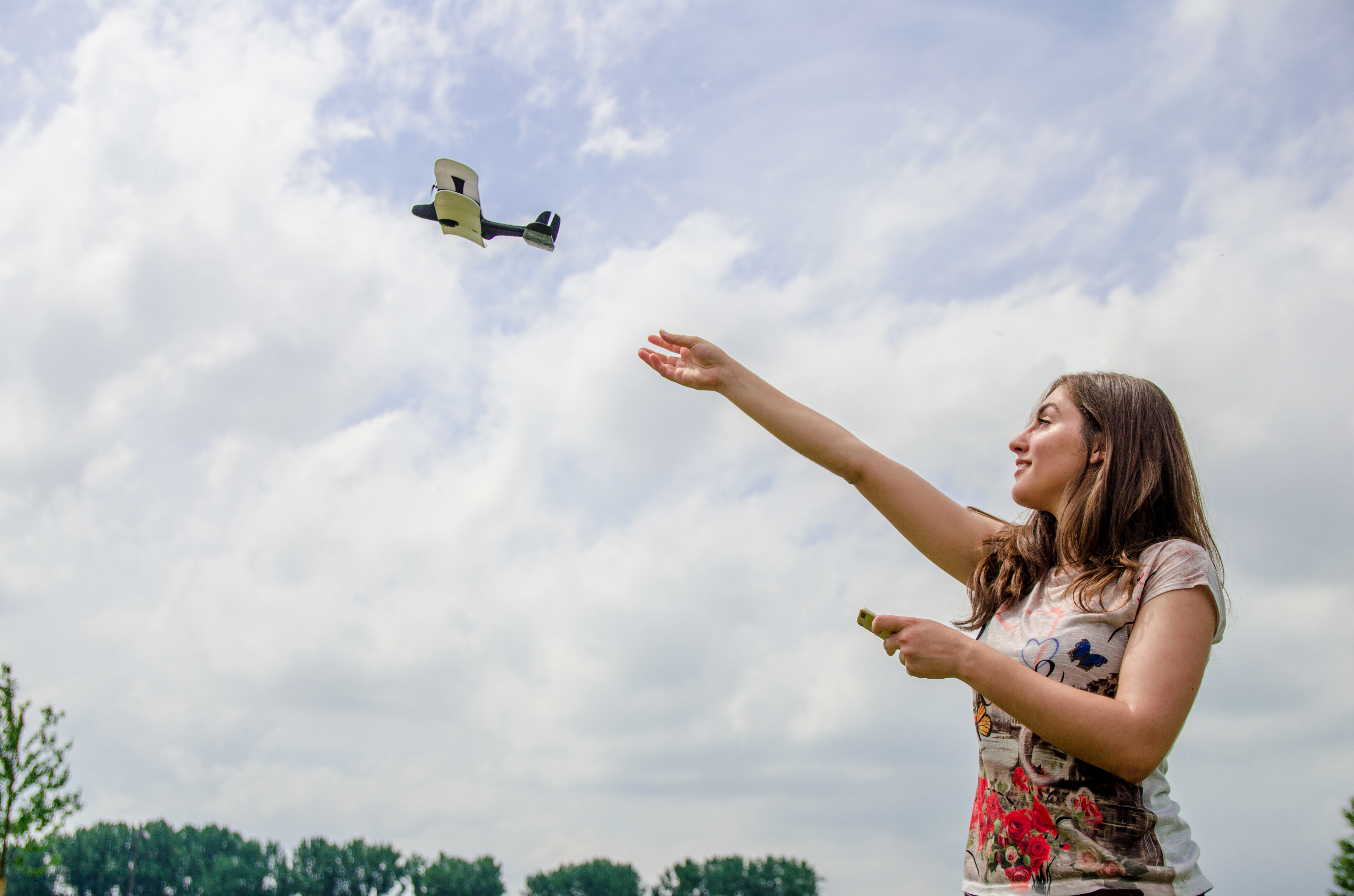 TOBYRICH Moskito  Ferngesteuertes Flugzeug, Schwarz/Weiß