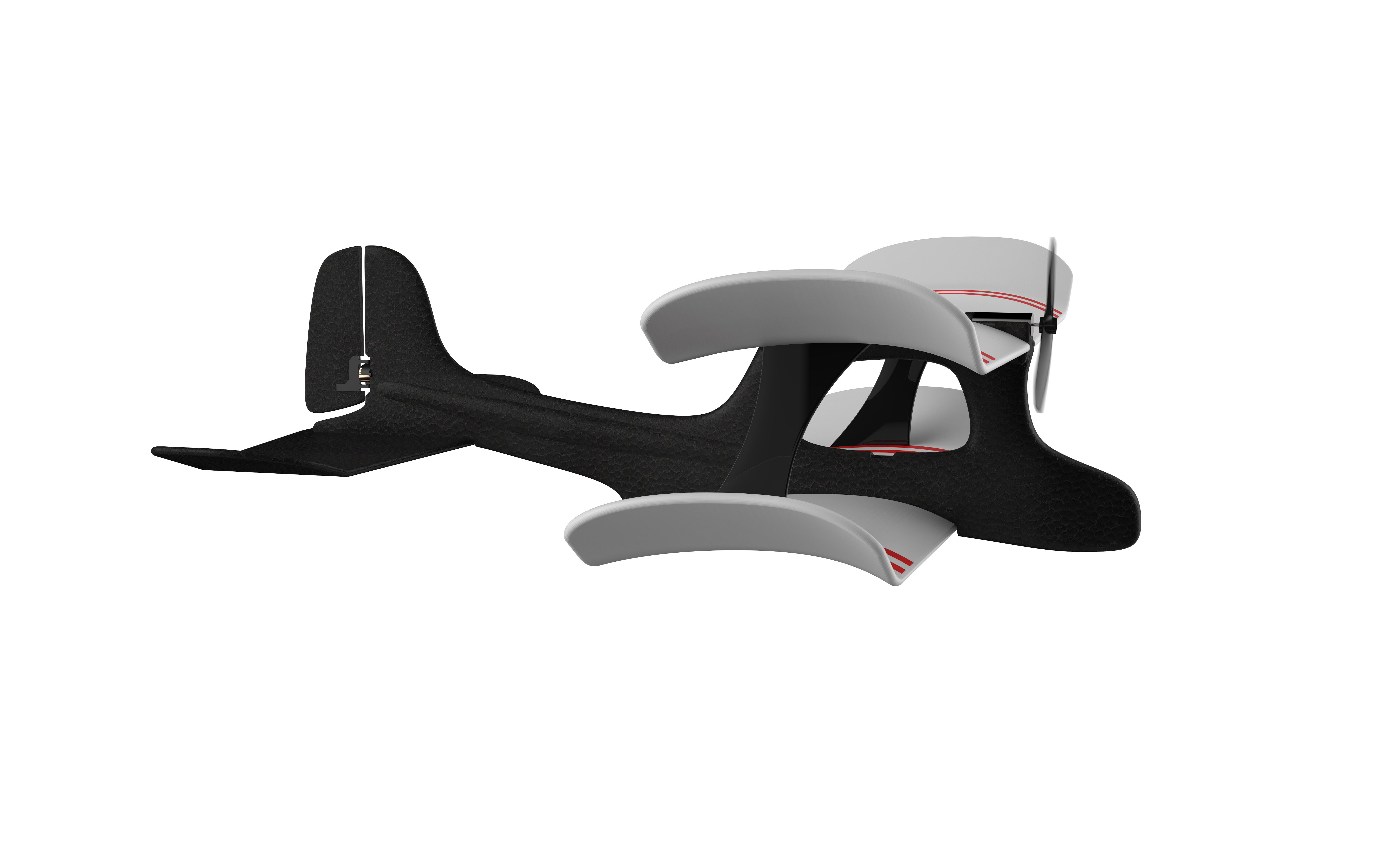 TOBYRICH Moskito  Ferngesteuertes Flugzeug, Schwarz/Weiß