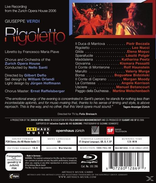 Nucci, Santi/Nucci/Mosuc/Beczala/Polgar - Rigoletto  - (Blu-ray)