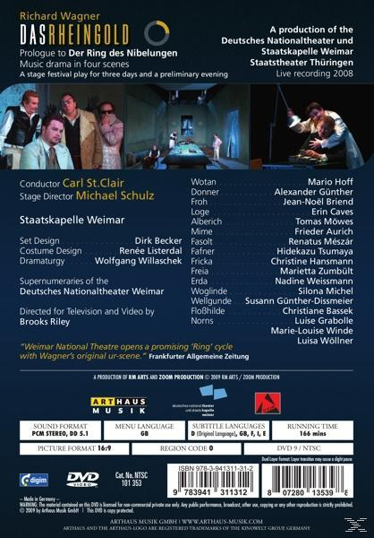 ST.CLAIR, St.Clair/Hoff/Caves/Hansmann - Das Rheingold  - (DVD)