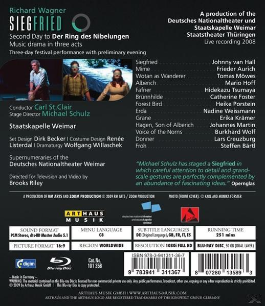 HALL, AURICH, MOWES, HOFF, TSUMAYA, St.Clair/Van Hall/Aurich - Siegfried  - (Blu-ray)