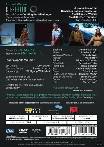 VARIOUS, St.Clair/Van Hall/Aurich/Staka Weimar - Siegfried  - (DVD)