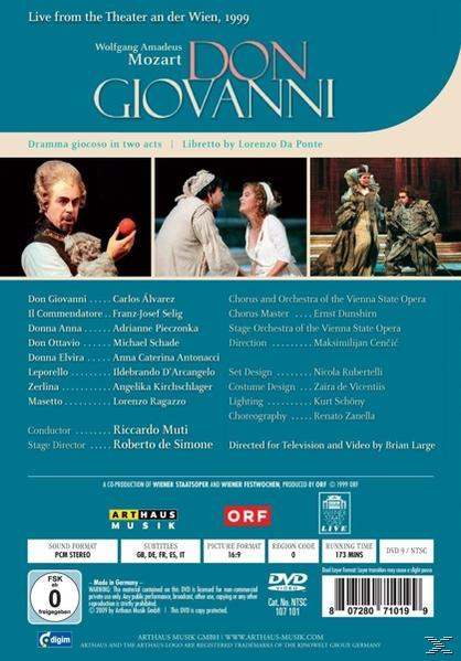 ALVAREZ,CARLOS & KIRCHSCHLAGER,ANGELIKA - Don Giovanni  - (DVD)