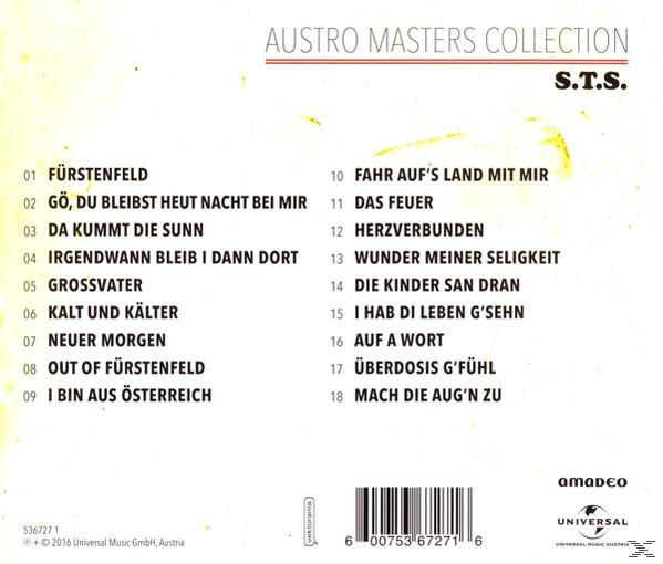 Rückseite einer CD mit Titelliste und dem Künstler STS. Mit Universal Music und Logo.
