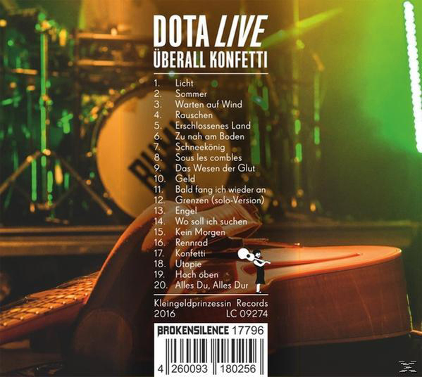 Dota - Überall Konfetti (Live)  - (CD)