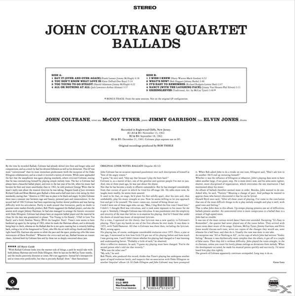 180gr - - Coltrane Vinyl) John (Ltd.Edition Quartet (Vinyl) Ballads