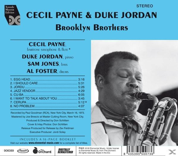 Cecil Payne - Brooklyn Brothers  - (CD)