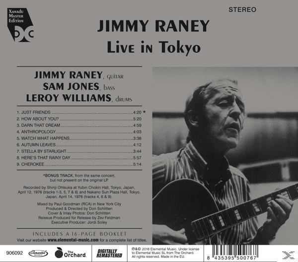 Jimmy Raney - Live In Tokyo  - (CD)
