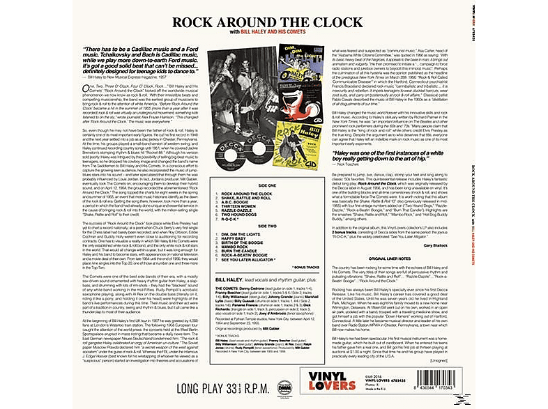 Thumbnail - Bill Haley & His Comets - Rock Around The Clock+2 Bonus Tracks (180g (Vinyl)