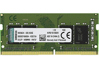 KINGSTON 8GB DDR4 2133MHz CL15 SODIMM Notebook Ram Bellek KVR21S15S8/8