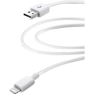CELLULAR LINE USB á Lightning Data Cable - Câble de données. (Blanc)