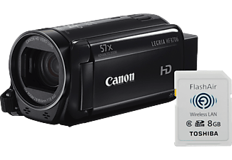 CANON HF R706 fekete videókamera flashair Kit