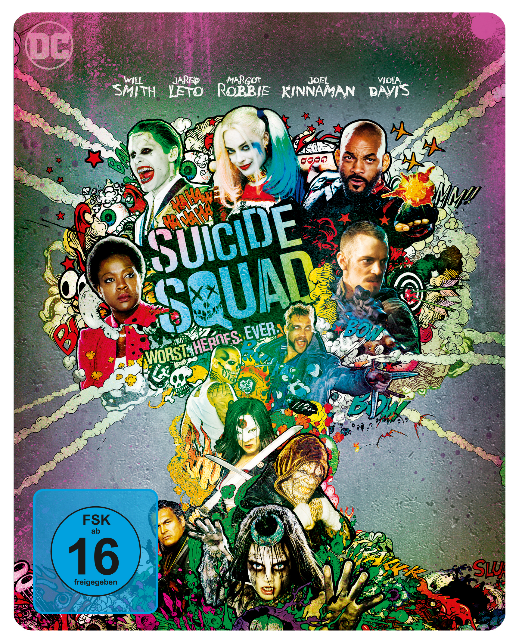 Suicide Squad (Steelbook) (Kinofassung & Extended Cut) Blu-ray