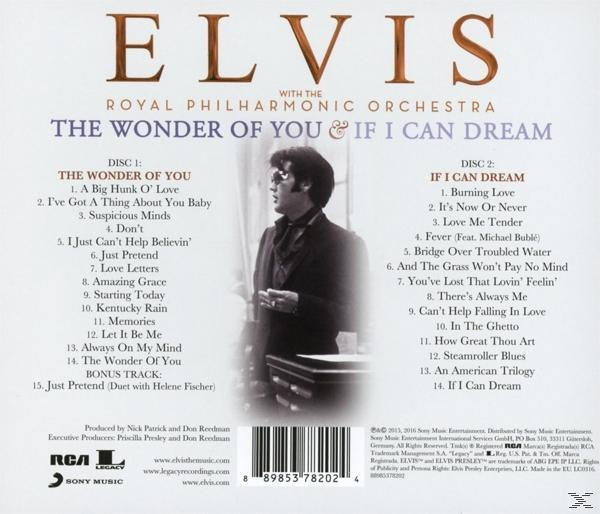 Elvis Presley - The Winder Of You & If I Can Dream CD