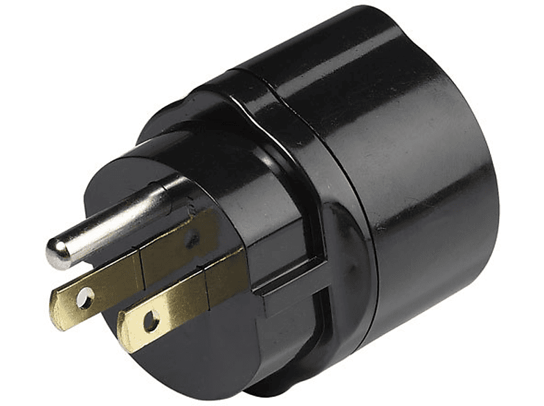 Vivanco 28694 Reisestecker USA, Schuko Buchse - USA Stecker — Foto 2 von 2