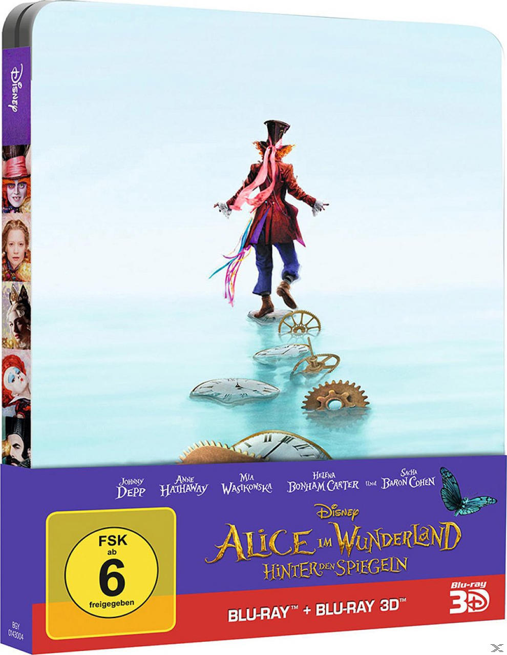 Alice im Wunderland: Hinter den Spiegeln (3D+2D Steelbook) 3D Blu-ray (+2D)