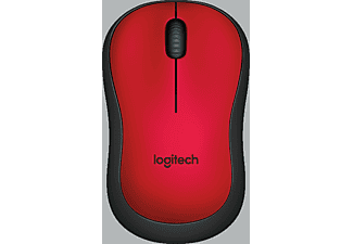 LOGITECH M220 Sessiz Kompakt Kablosuz Mouse - Kırmızı_1