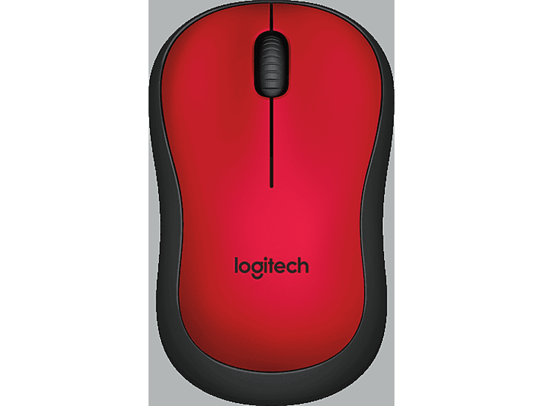 LOGITECH M220 Sessiz Kompakt Kablosuz Mouse - Kırmızı_1