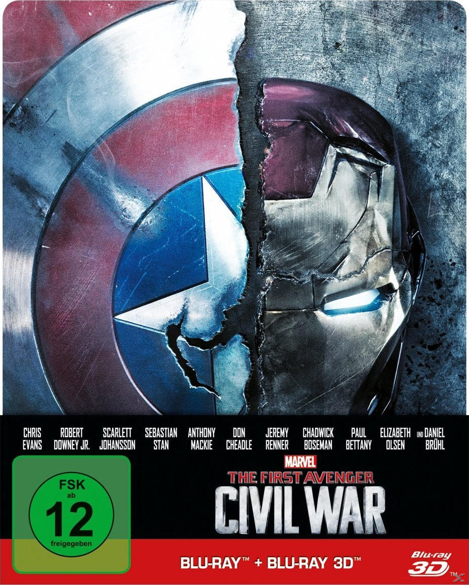 The First Avenger: Civil War (SteelBook) 3D Blu-ray (+2D)