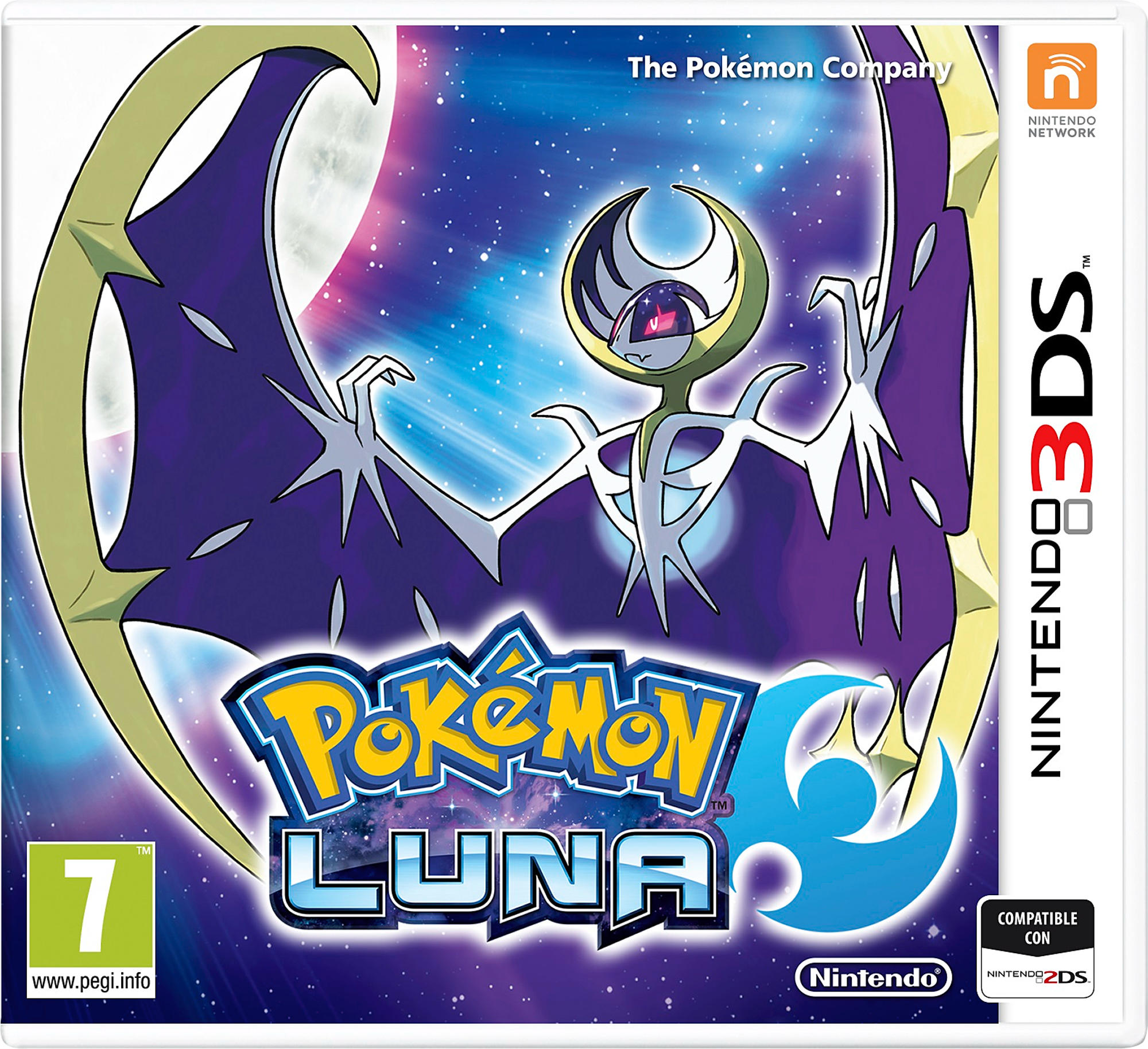Consola - Nintendo - 2DS Azul + Pokémon Luna (Preinstalado)