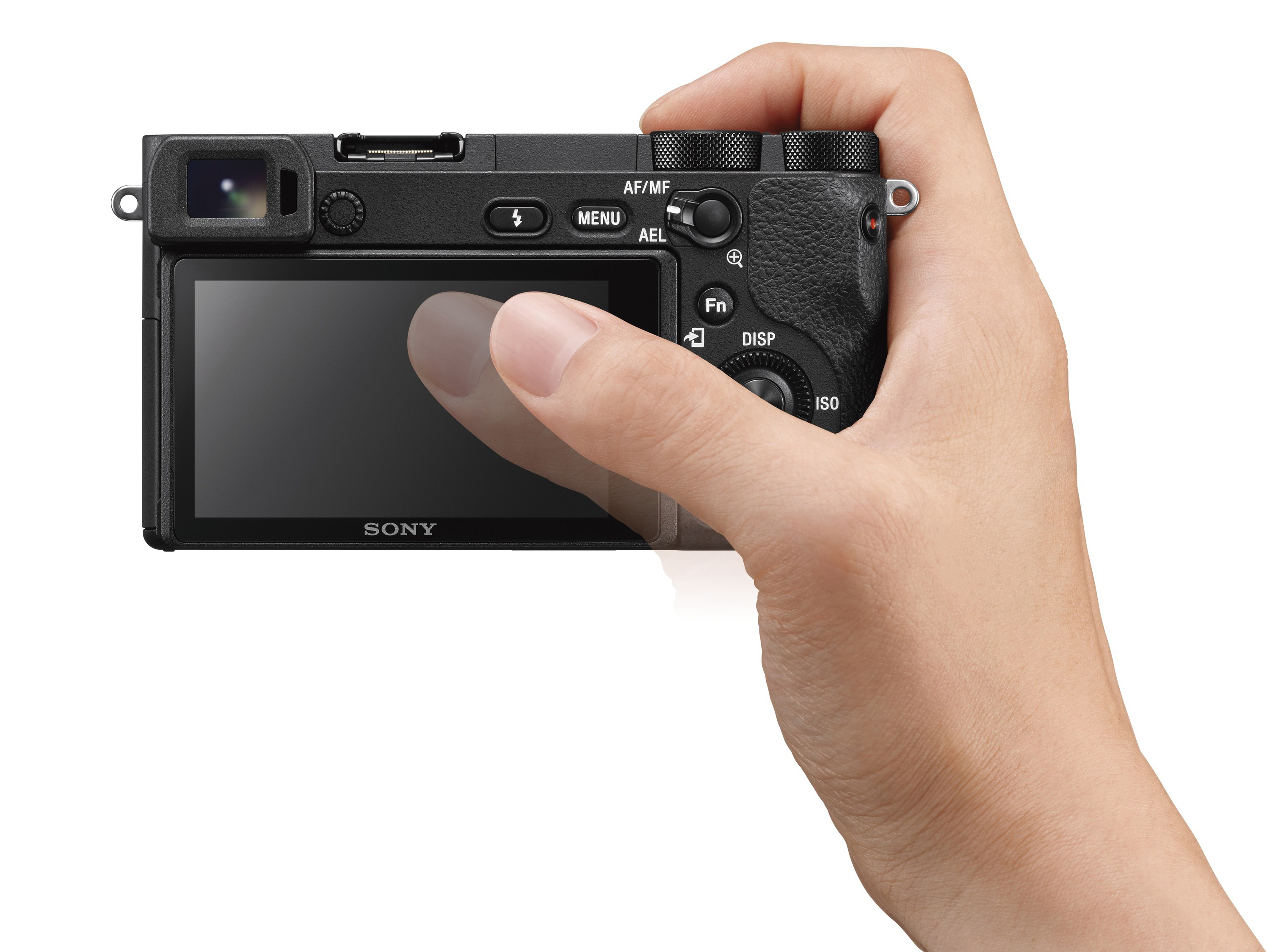 SONY Alpha 6500 Body (ILCE-6500) Systemkamera, 7,6 cm Display Touchscreen, WLAN