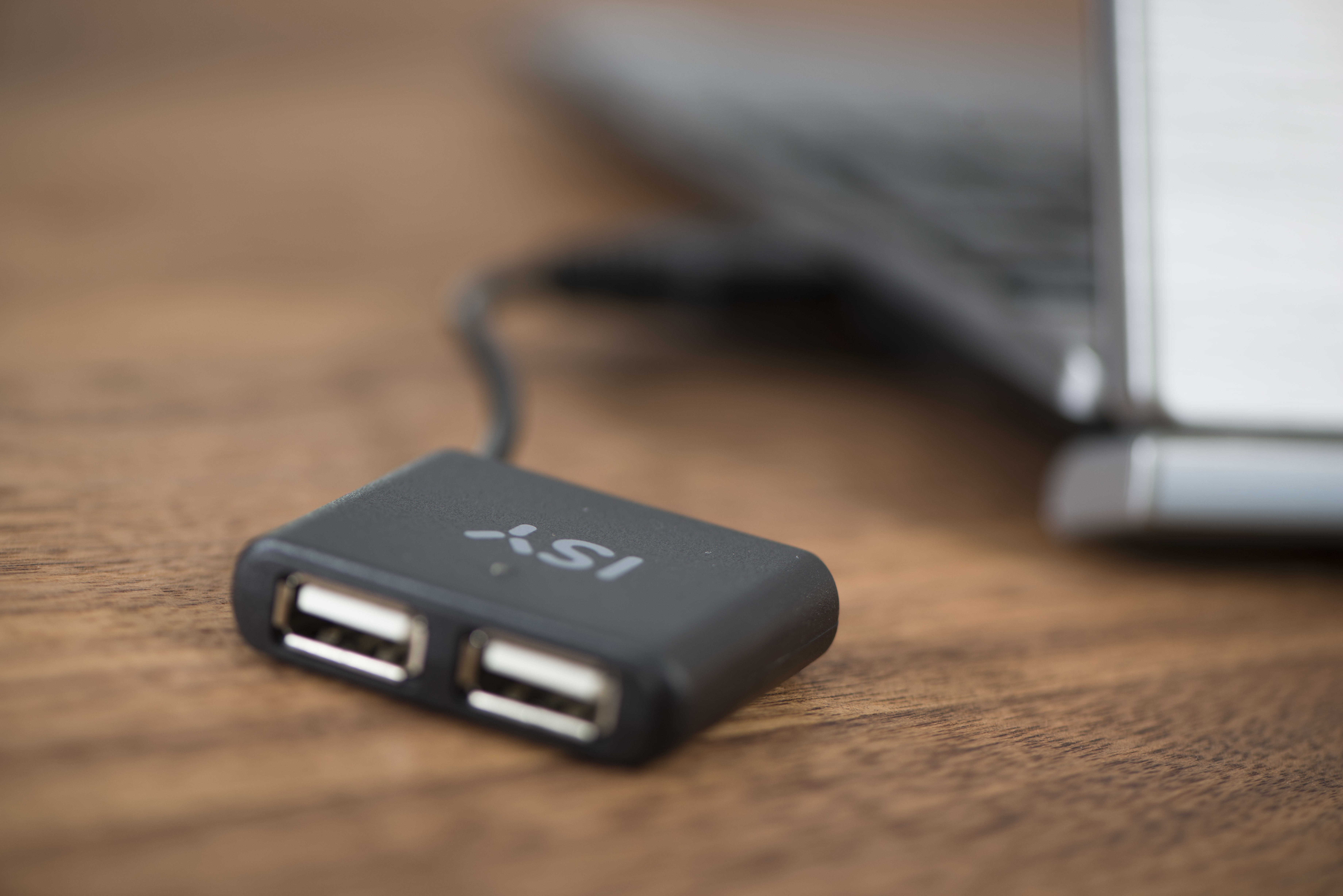 ISY IHU-1000, USB-Hub, Schwarz