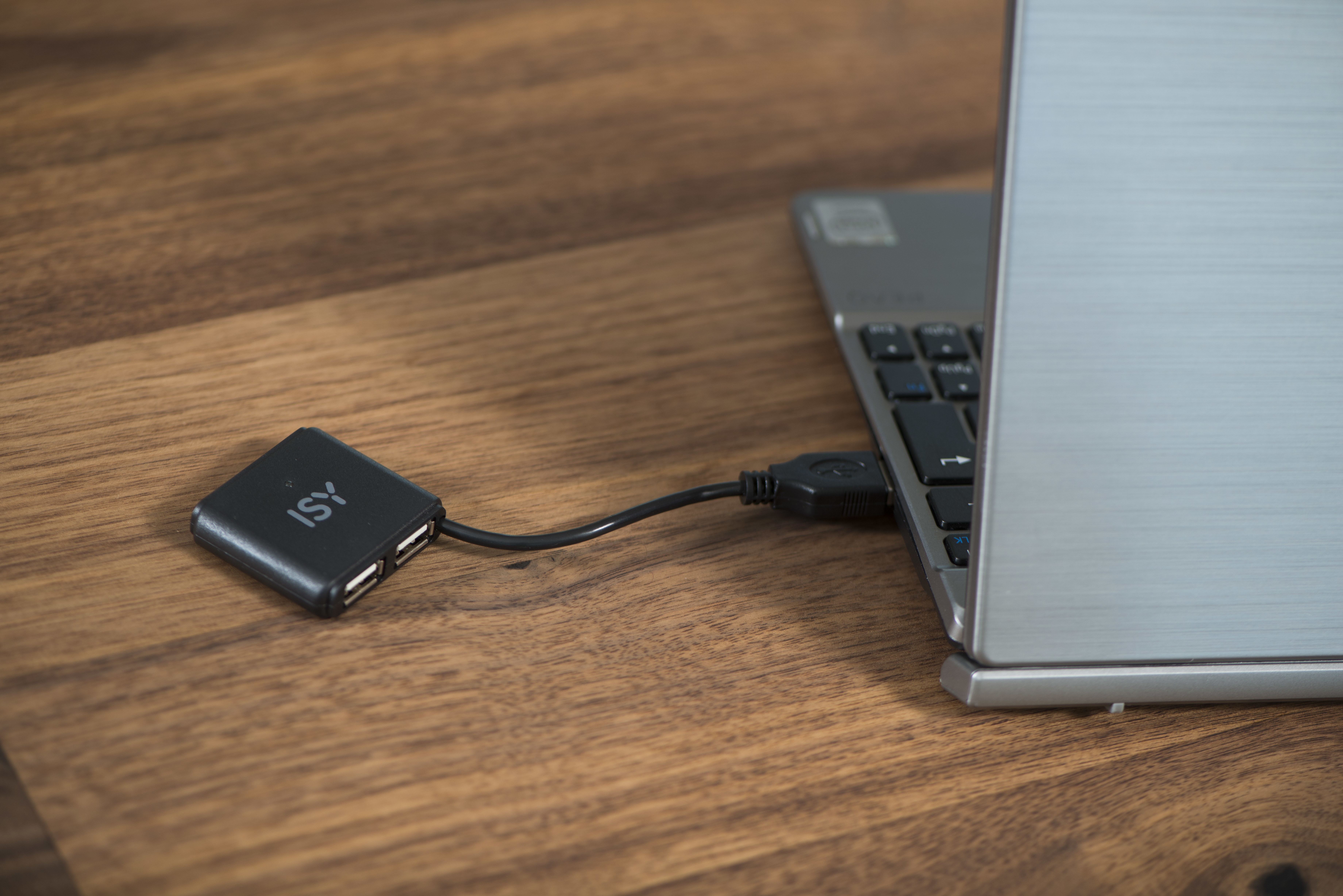ISY IHU-1000, USB-Hub, Schwarz
