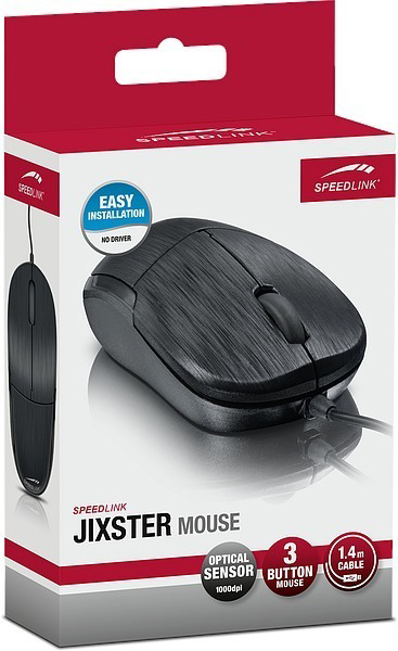SPEEDLINK JIXSTER Maus, Schwarz