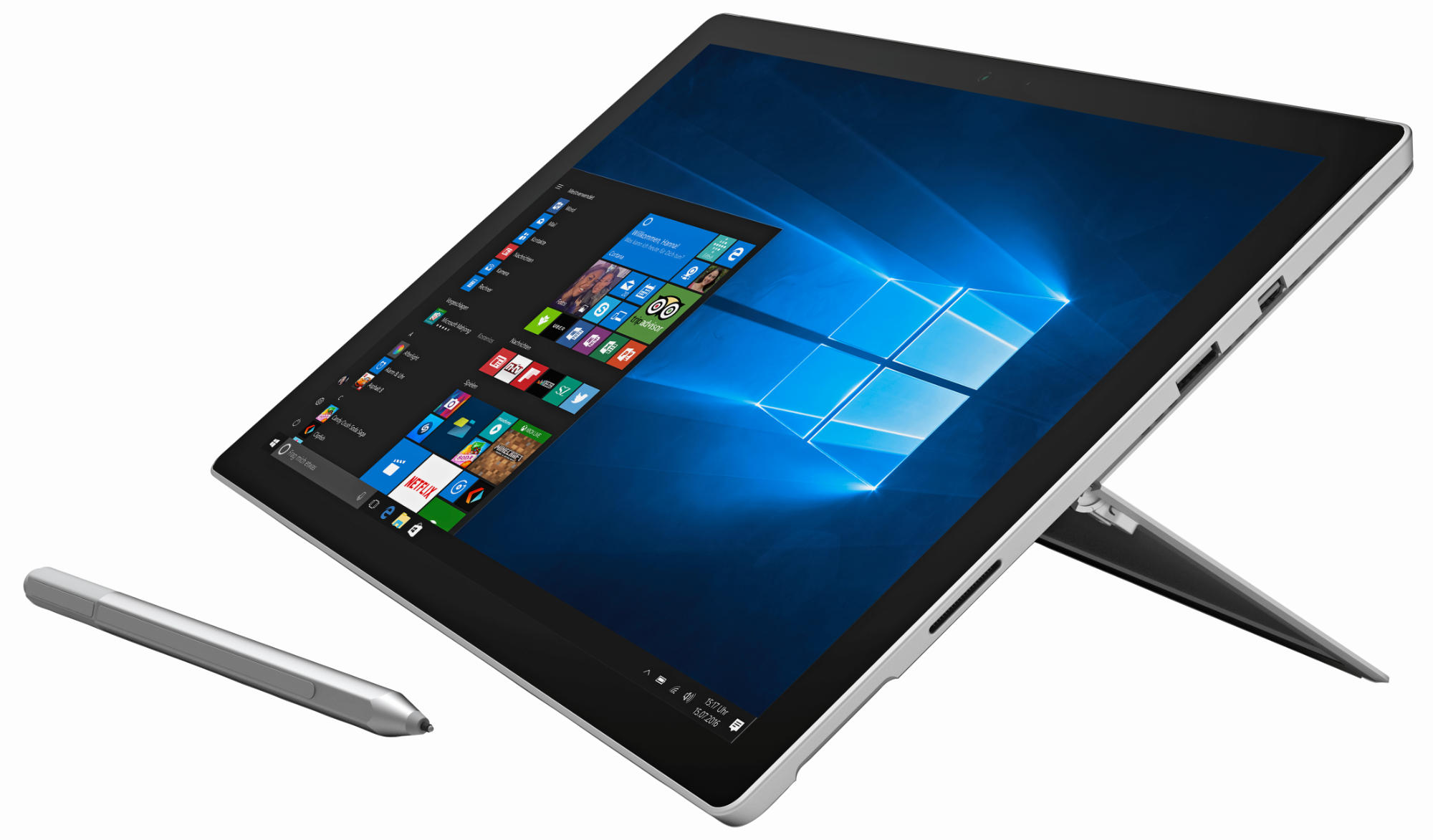 MICROSOFT Surface Pro 4 - 12,3 Zoll - Intel® Core™ i5 i5-6300U - 8 GB - 256 GB - Intel® HD 520 - Windows 10 Pro (64 Bit)