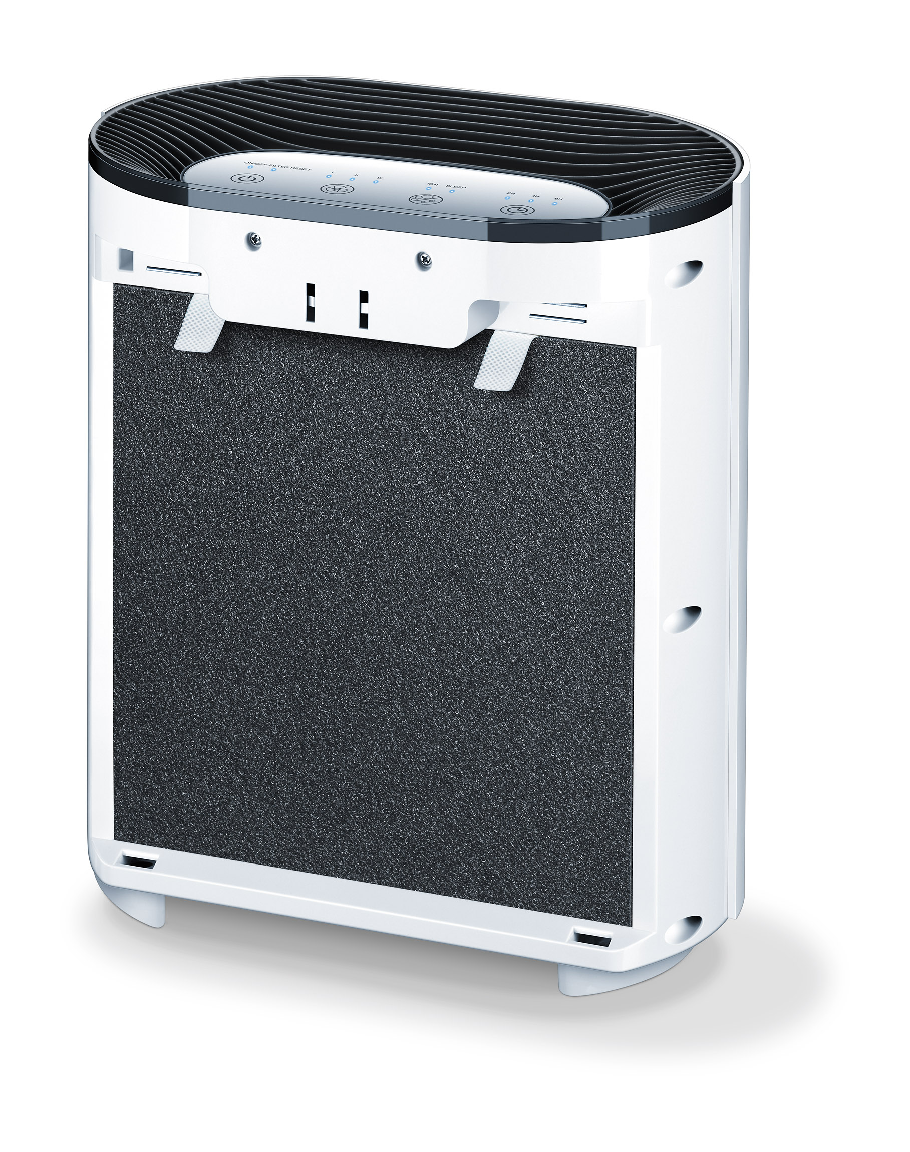 BEURER 660.02 LR 200 Luftreiniger Weiß/Schwarz (60 Watt, Raumgröße: 15 m², Vorfilter, Aktivkohlefilter, HEPA-Filter)