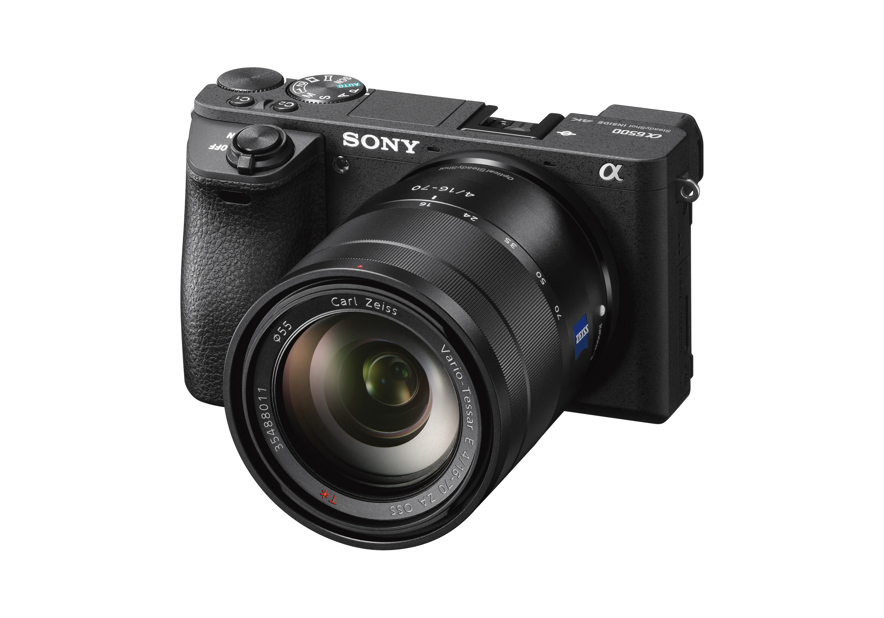 SONY Alpha 6500 Zeiss Kit (ILCE-6500Z) Systemkamera mit Objektiv 16-70 mm, 7,6 cm Display Touchscreen, WLAN