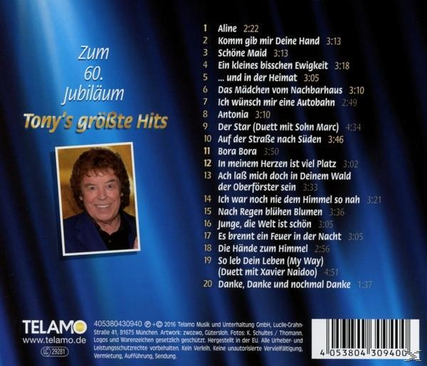 Tony Marshall - Zum 60.Jubiläum:Tony's Größte  - (CD)