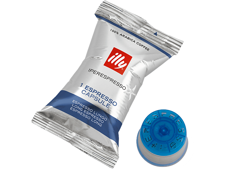 Illy Classico LUngo Kaffeekapseln, 100 Kapseln, Kompatibles System: Illy Iperespresso