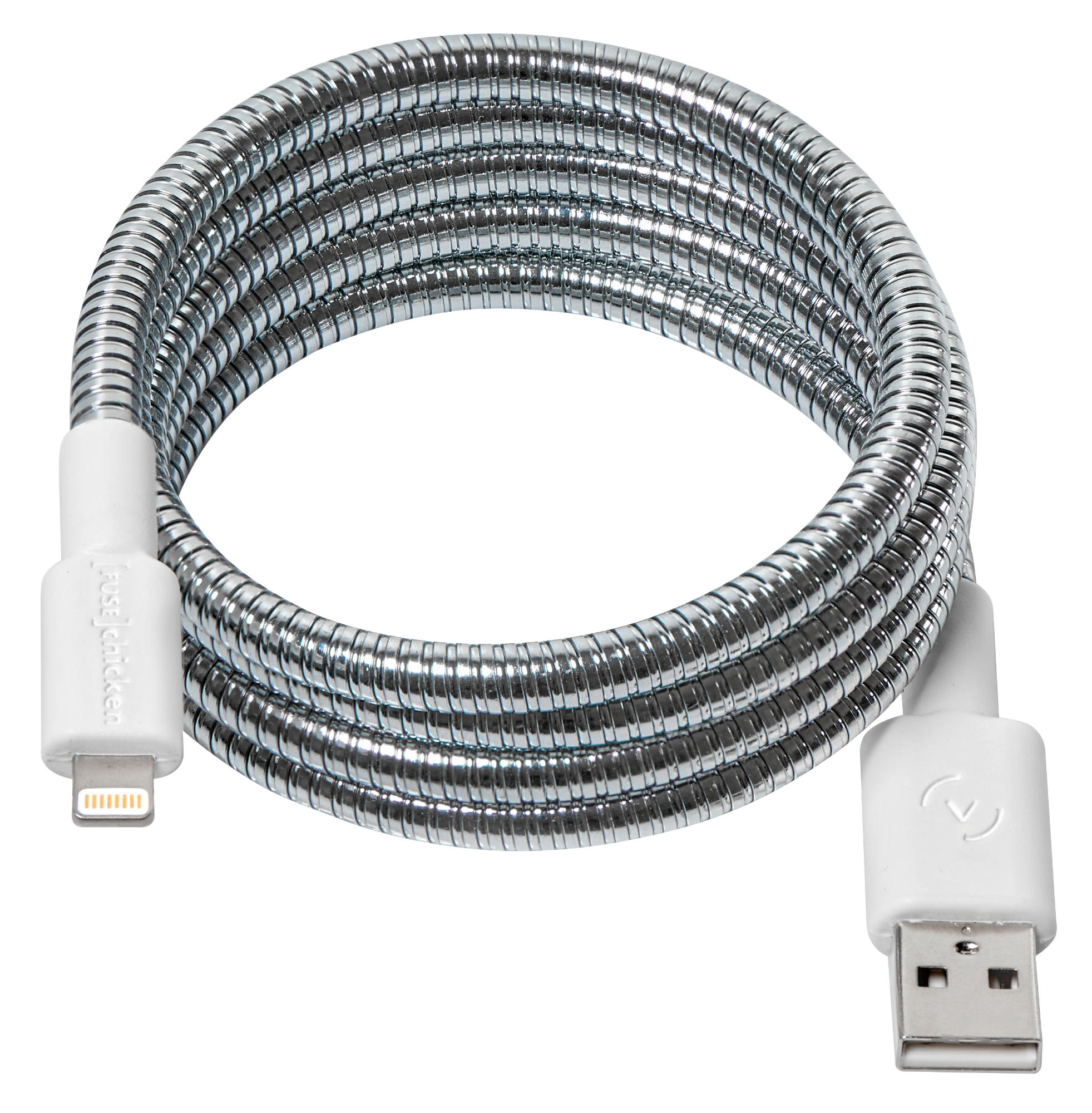 FUSE CHICKEN IPH5/6 CABLE C&S TITAN SILVER -  ()