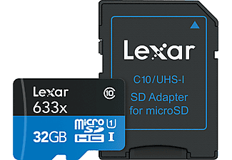 LEXAR High-Performance 633x microSDHC UHS-I 32 GB