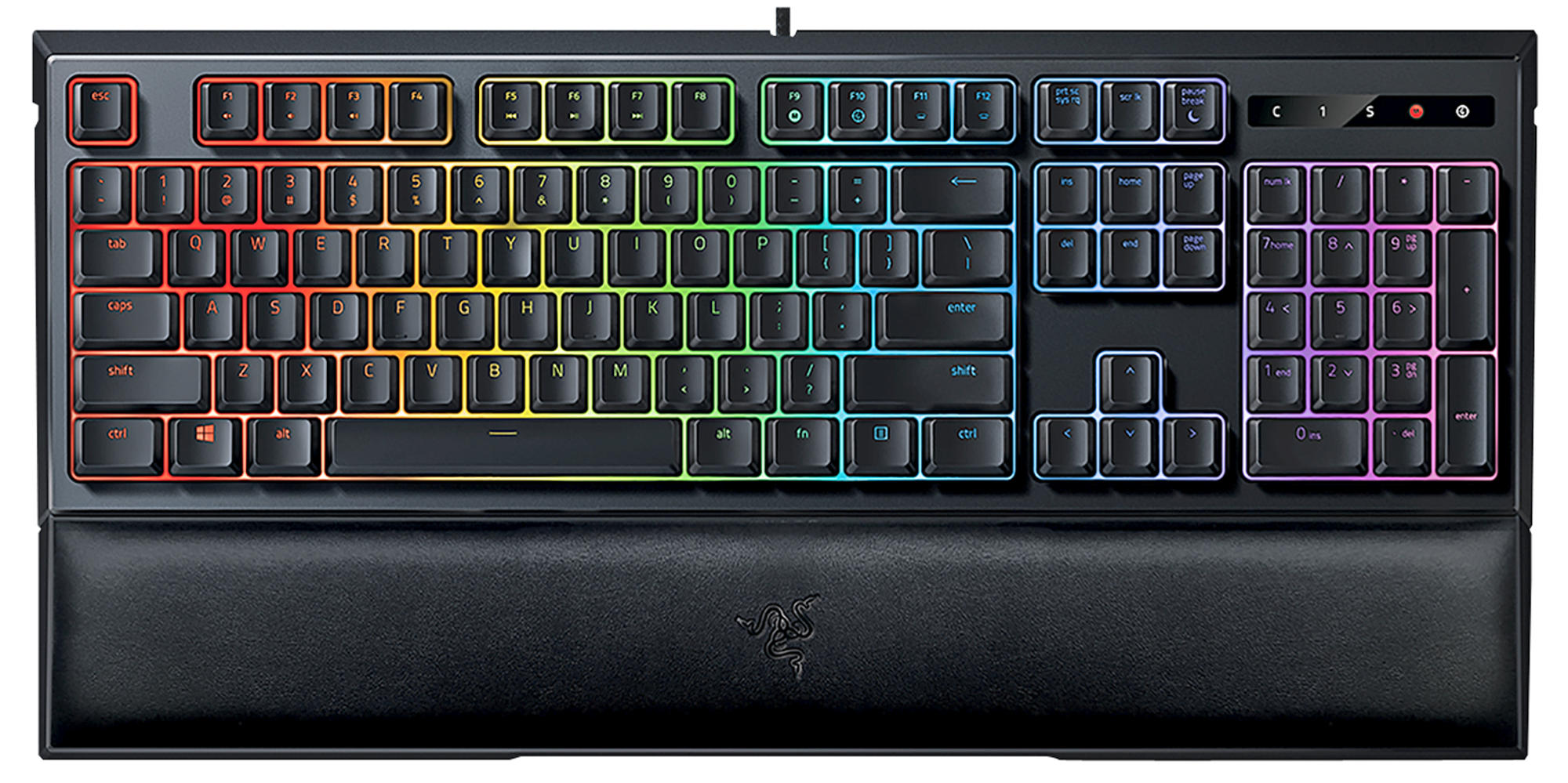 RAZER Ornata Chroma, Gaming Tastatur, Mecha-Membran, Razer Mecha-Membran, kabelgebunden, Schwarz