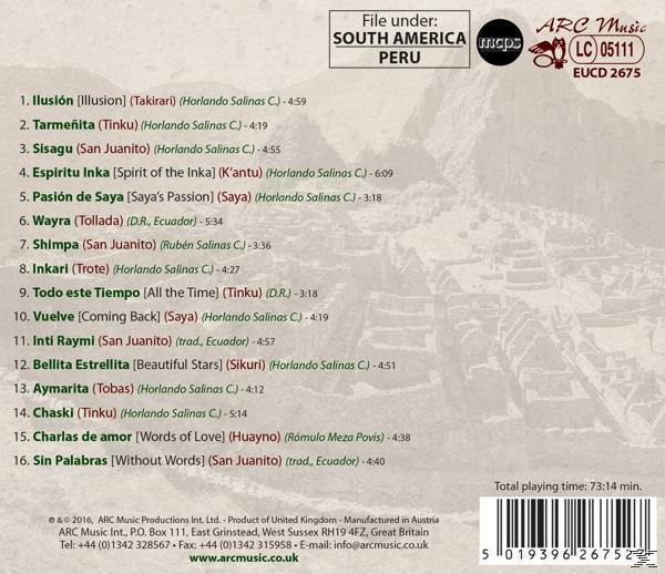 Wayna Picchu - Folk Music From Peru  - (CD)