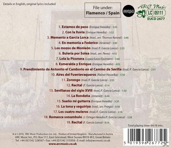 Danza Fuego - Flamenco Andalucia  - (CD)